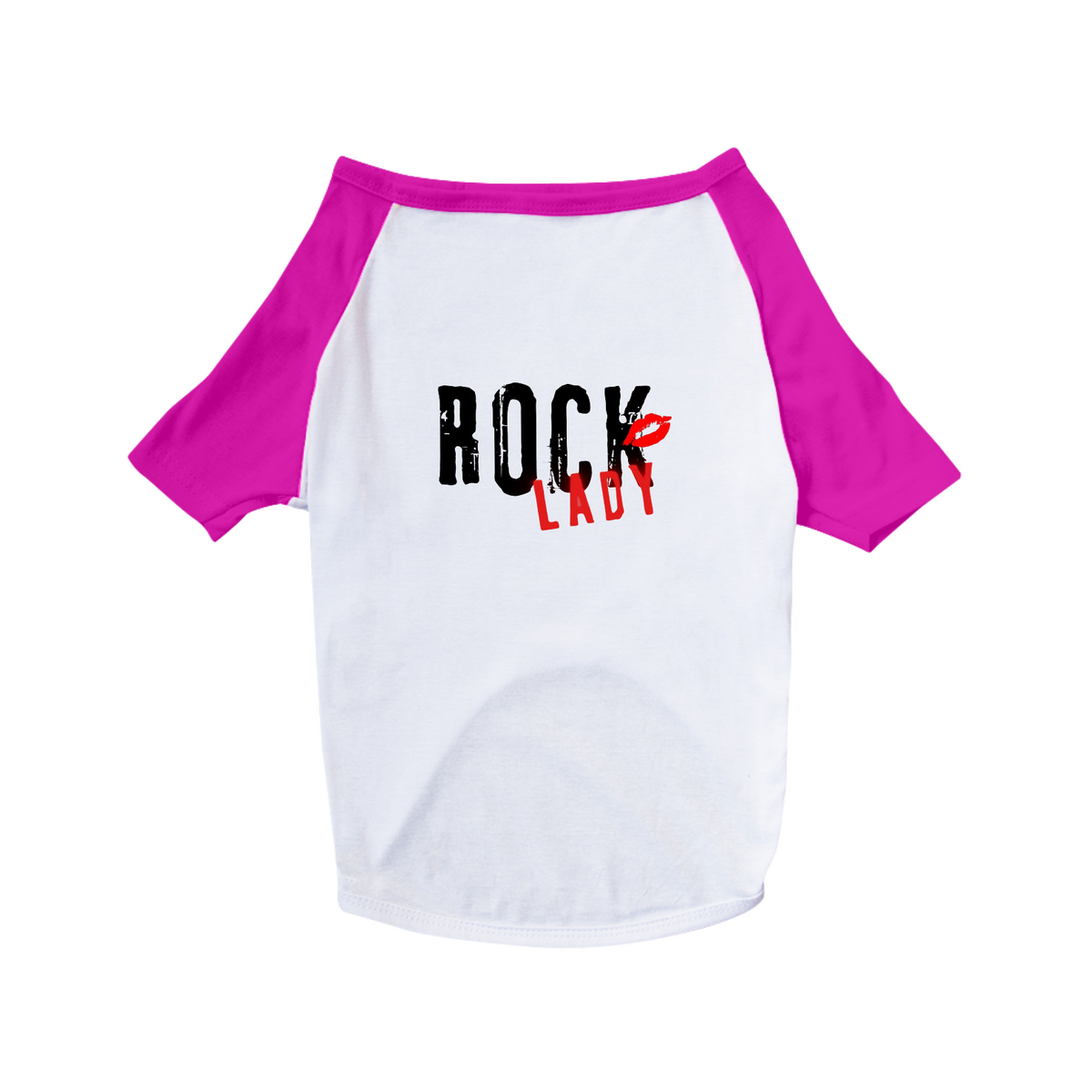 Nome do produto: Camiseta Pet - Rock Lady