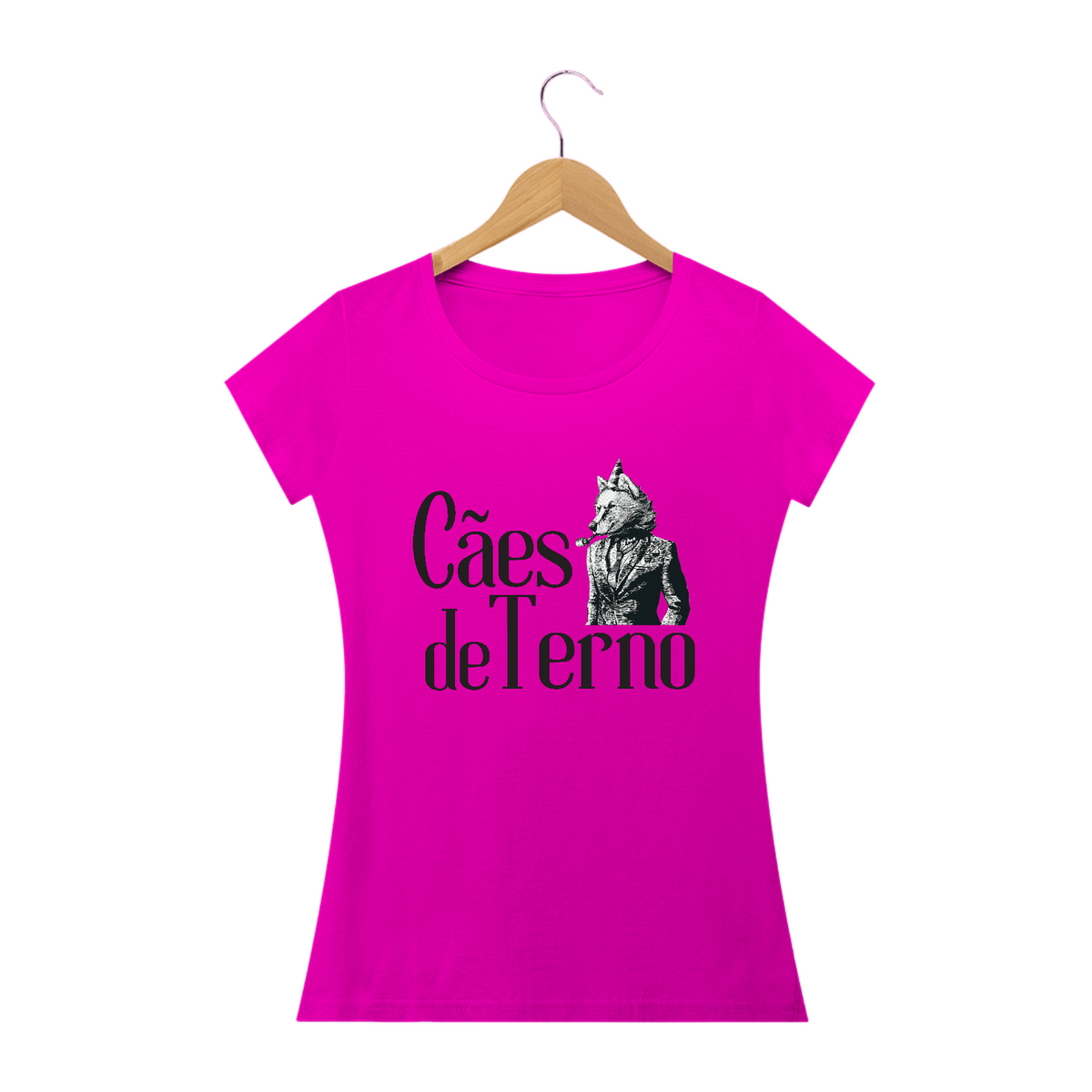 Nome do produto: Camiseta Baby Long Quality - Cães de Terno