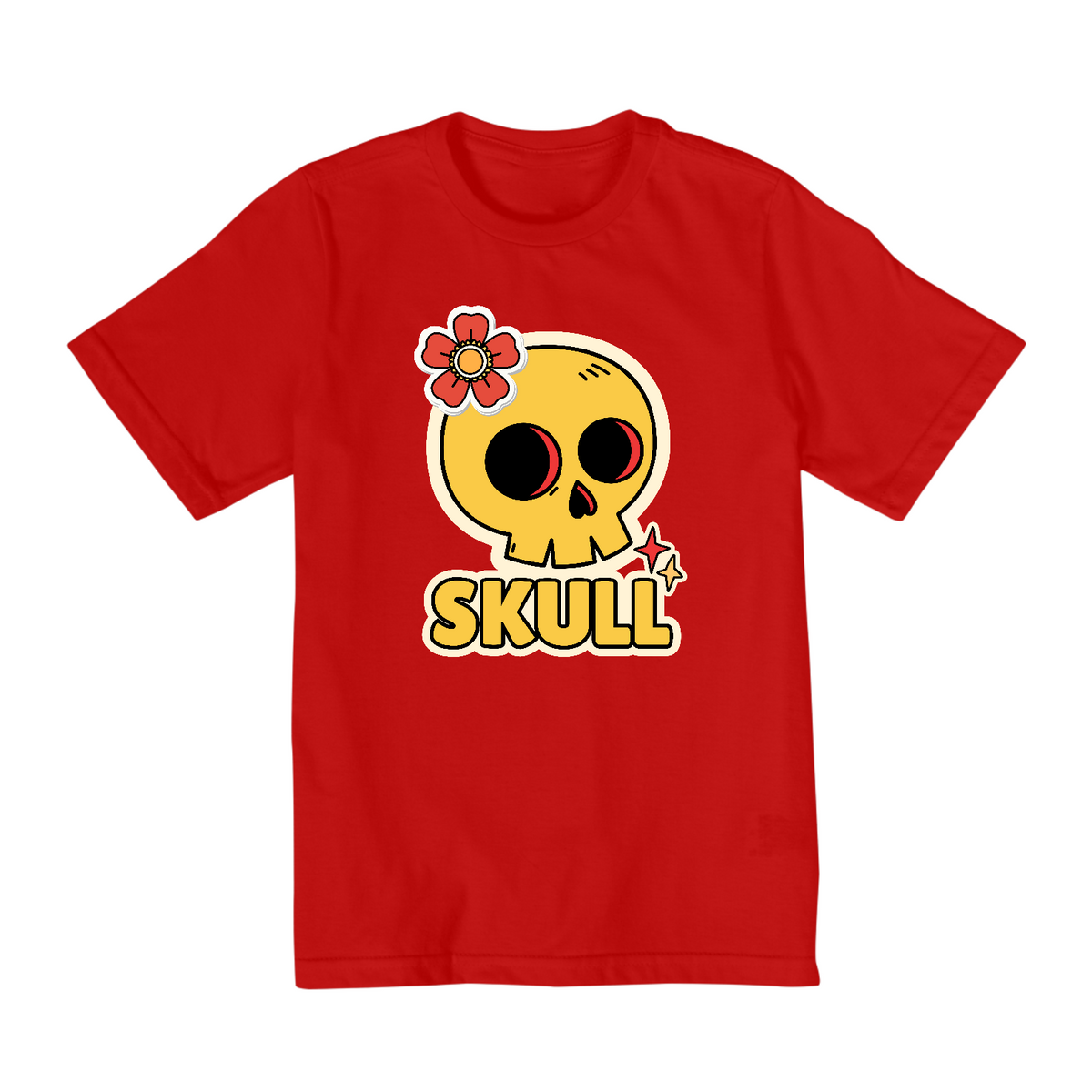 Nome do produto: Camiseta Infantil Skull