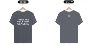 Nome do produtoT-shirt Quality There Are Only Two Genders