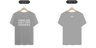 Nome do produtoT-shirt Quality There Are Only Two Genders