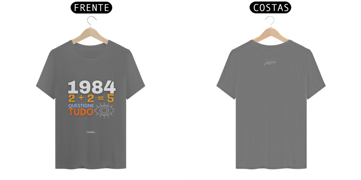 Nome do produto: T-shirt Estonada 1984 2+2=5