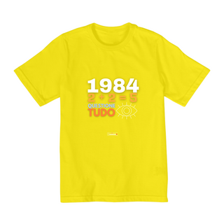 Nome do produtoCamiseta Quality Infantil (2 à 8) 1984 2+2=5