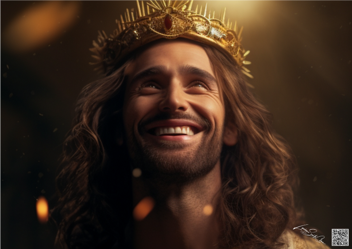 Nome do produto: Poster Paisagem Jesus Cristo Rei Mind7Code