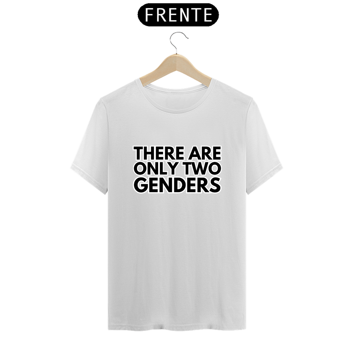 Nome do produto: T-shirt Classic There Are Only Two Genders