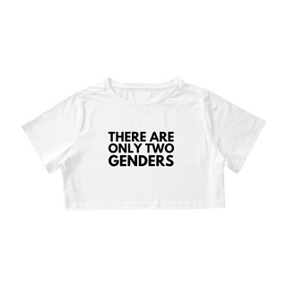 Nome do produtoCamiseta Cropped There Are Only Two Genders