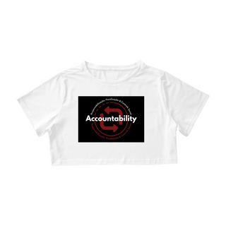 Nome do produtoCamiseta Cropped Accountability