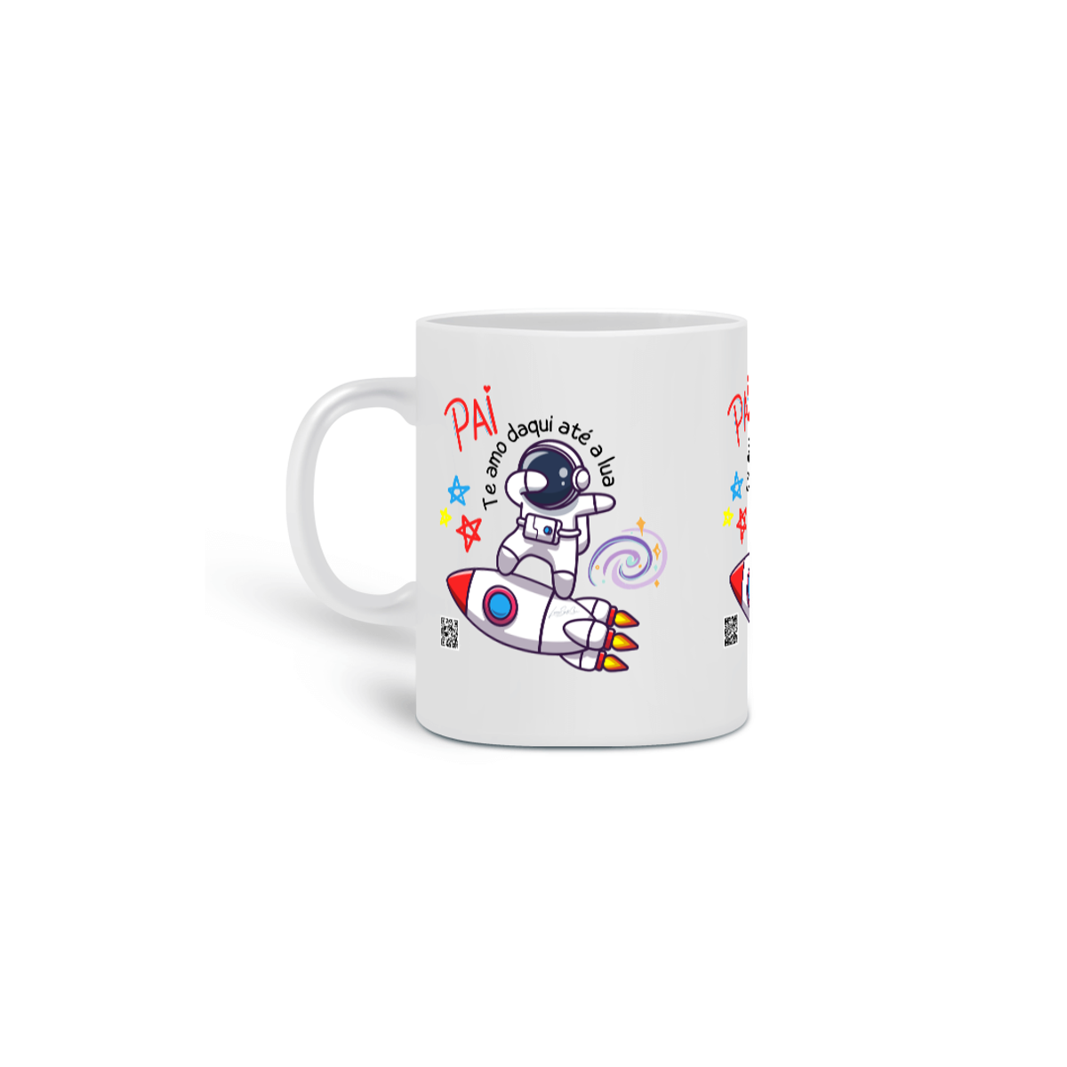 Nome do produto: Caneca Pai te amo até a lua Mind7Conde