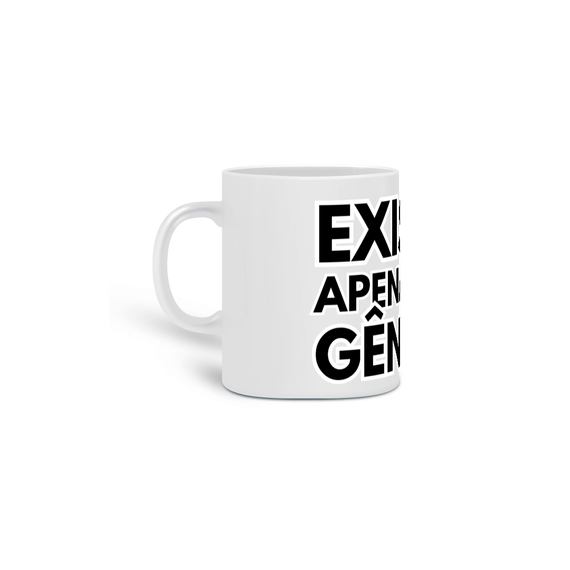 Caneca Existem apenas dois gêneros