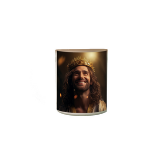 Nome do produtoCaneca Mágica Jesus Cristo Rei Mind7Code