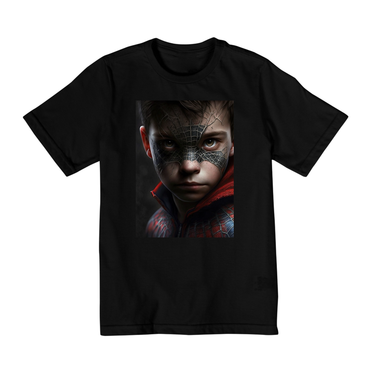 Nome do produto: T-shirt Infantil Quality Spider Boy Mind7Code (9 a 14 anos)