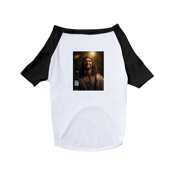 Camisa Pet Dog Jesus Cristo Rei Mind7Code