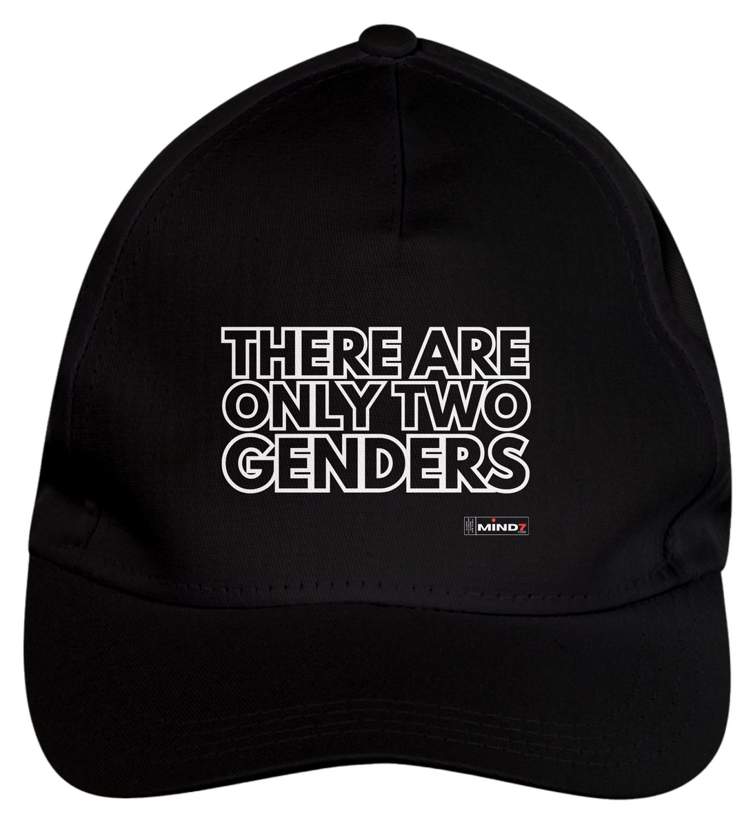 Nome do produto: Boné de Brim There Are Only Two Genders