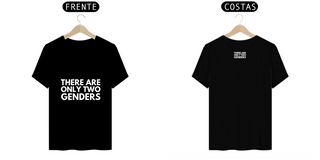 Nome do produtoT-shirt Classic There Are Only Two Genders