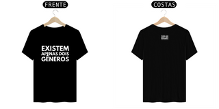 Nome do produtoT-shirt Prime Existem Apenas Dois Gêneros