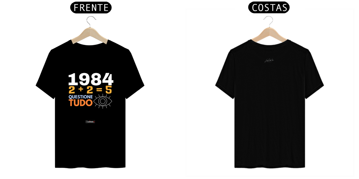 Nome do produto: T-shirt Prime 1984 2+2=5