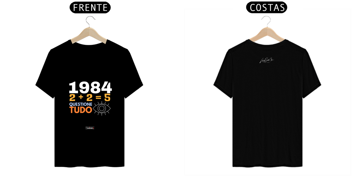 Nome do produto: T-shirt Classic 1984 2+2=5