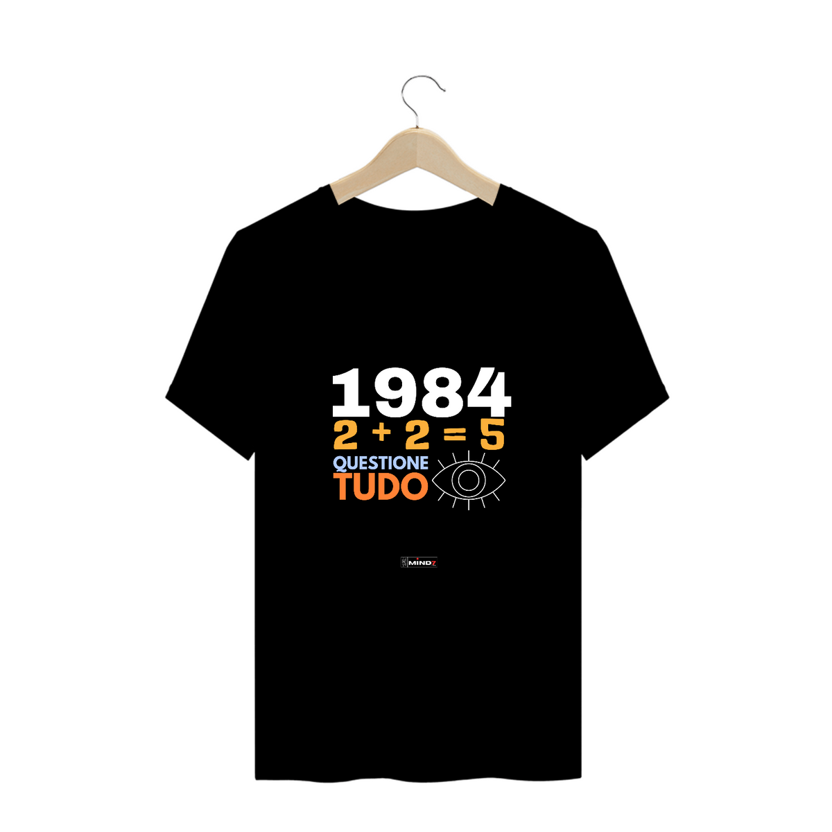 Nome do produto: Camiseta Plus Size 1984 2+2=5