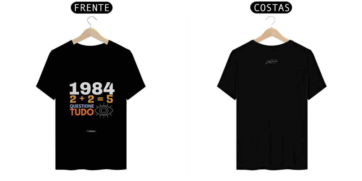 Nome do produto: T-shirt Quality 1984 2+2=5