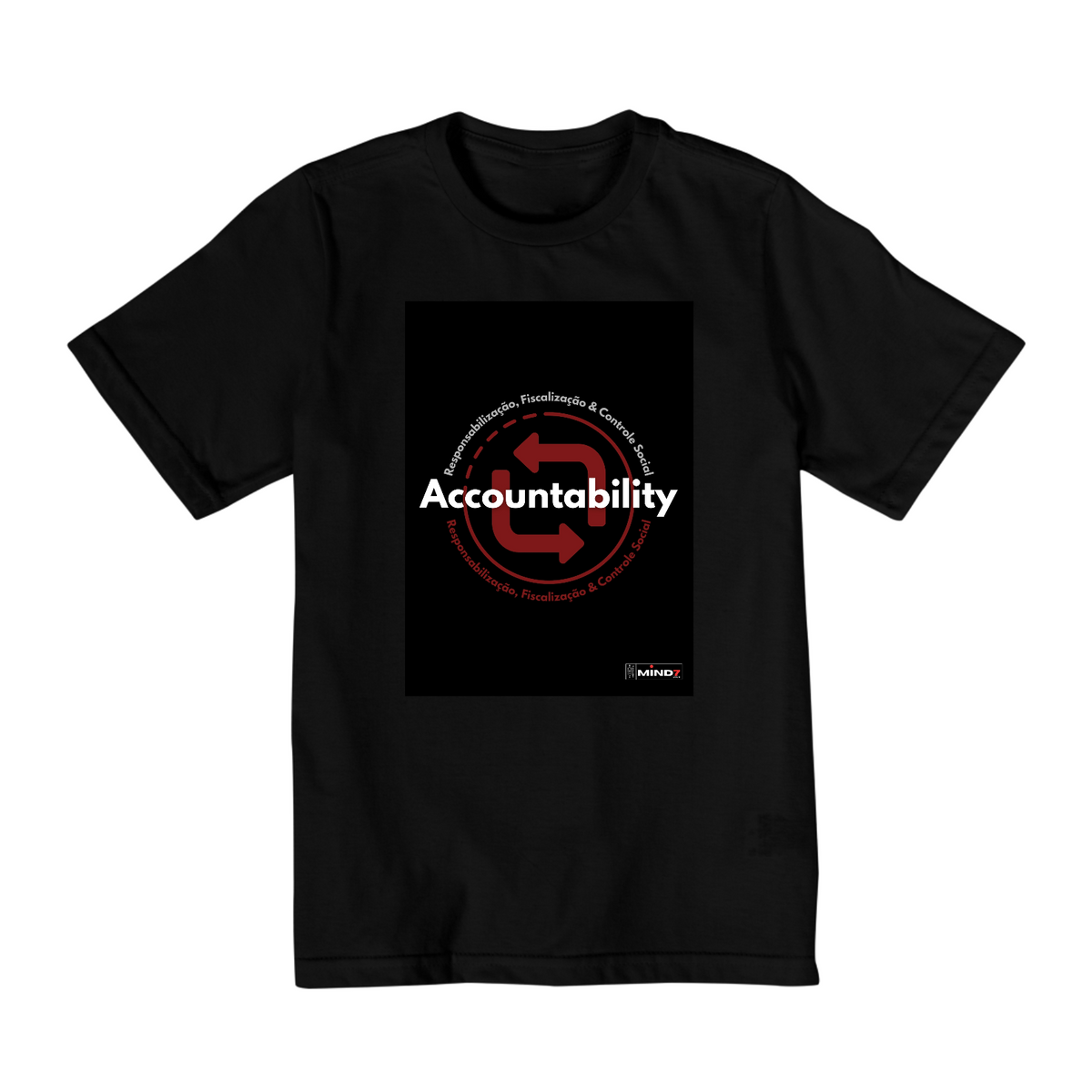 Nome do produto: Camiseta Infantil Quality (2 à 8) Accountability