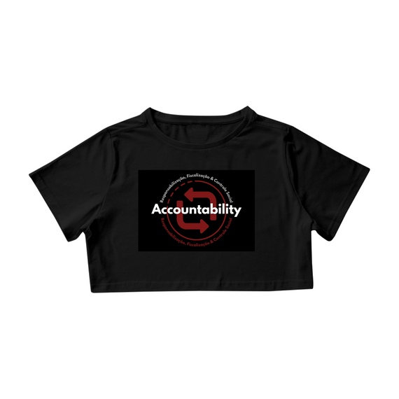 Camiseta Cropped Accountability