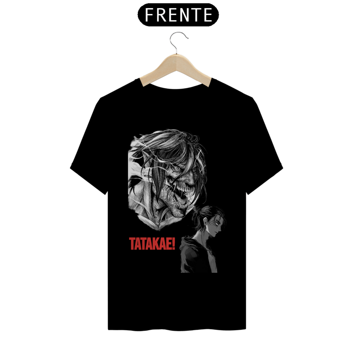 Nome do produto: Camiseta ATTACK ON TITAN - EREN YEAGER