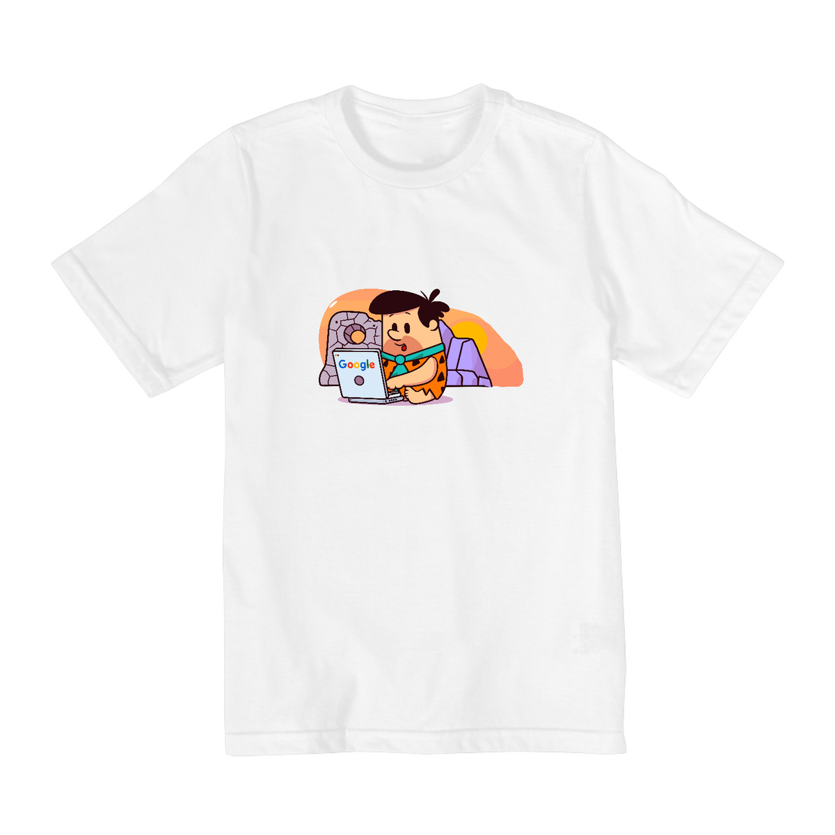 Nome do produto: Camisa Infantil U10 Bedrock Google