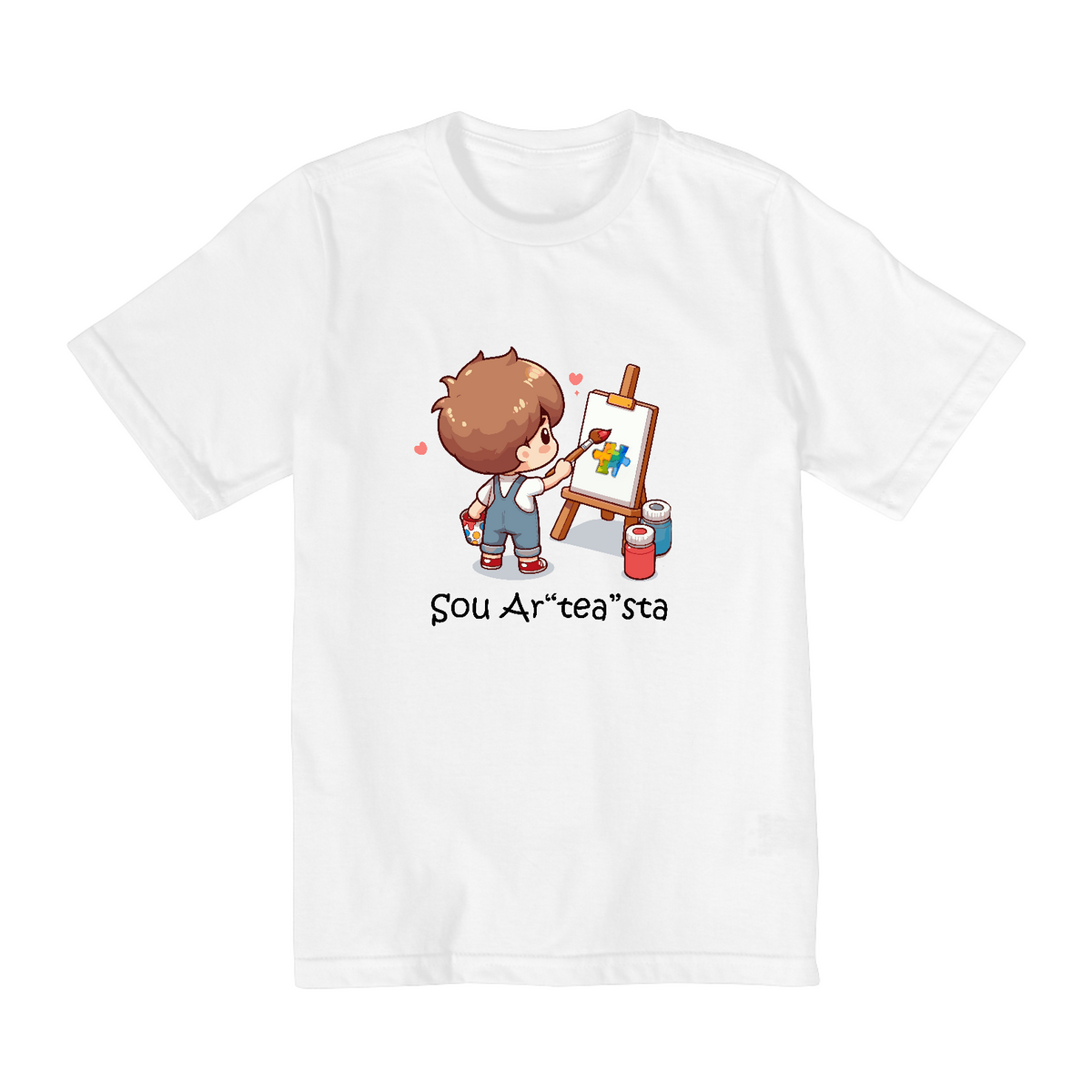 Nome do produto: Camisa Infantil Sou Arteasta U10