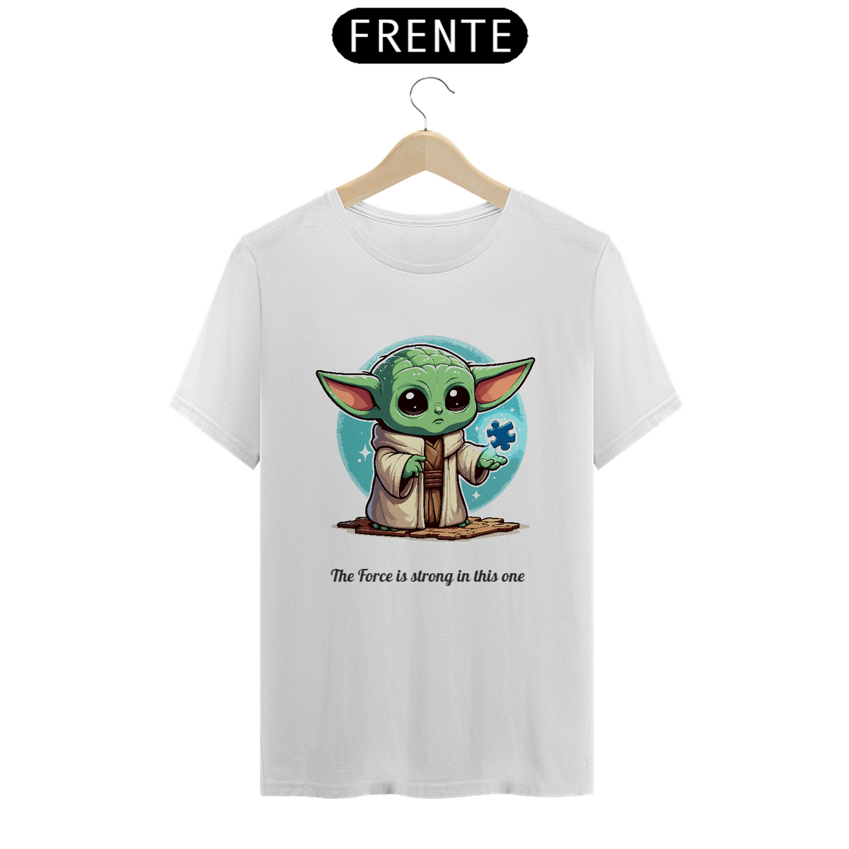 Nome do produto: Camisa Adulto The force is strong