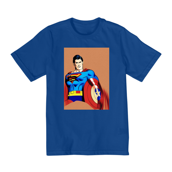 Camisa Infantil Super-Homem