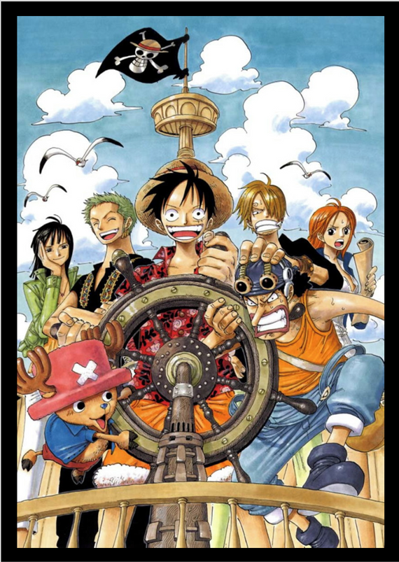 Poster One Piece -Tripulação do Chapéu de Palha