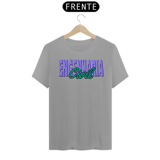 Nome do produtoCamiseta [Engenharia Civil] {cores diversas} - frente - Engenharia Civil roxo e verde