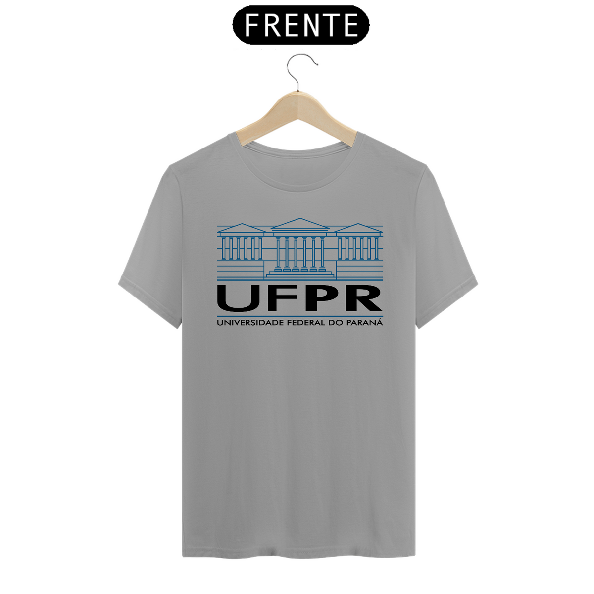 Nome do produto: Camiseta [UFPR] {branca} - frente - quality