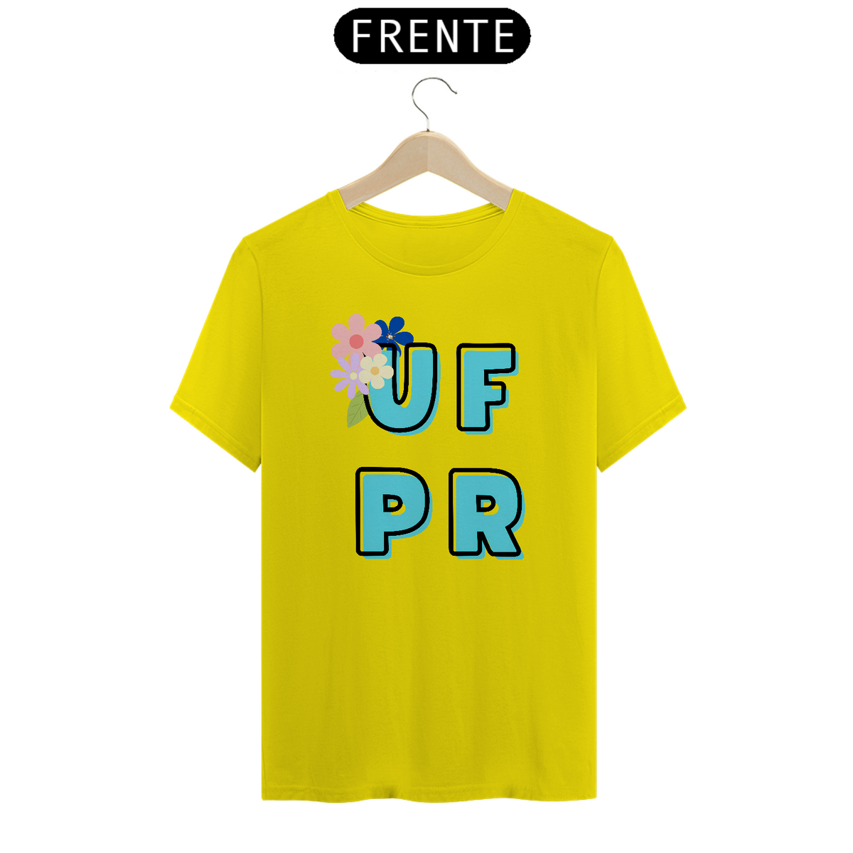 Nome do produto: Camiseta [UFPR] {cores diversas} - frente - flores