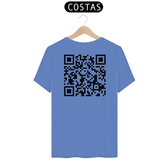 Camiseta [tecnologia em gestão da qualidade] {cores diversas} - frente - QR code