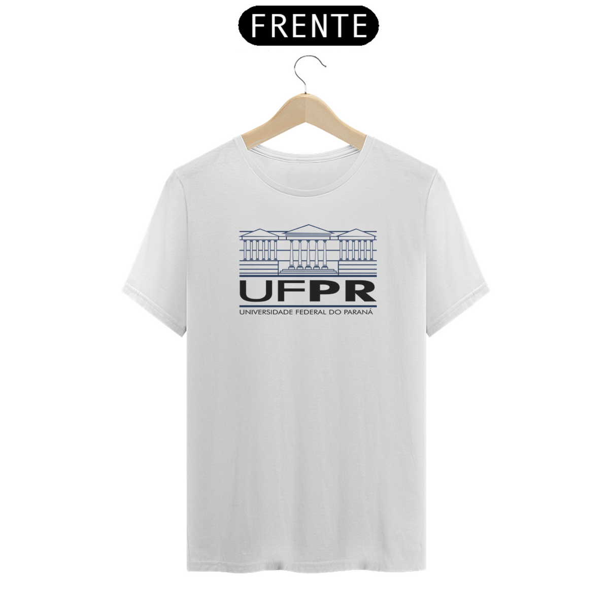 Nome do produto: Camiseta [UFPR] {branca} - frente