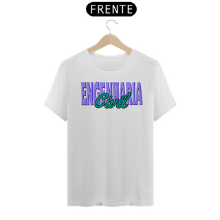 Nome do produtoCamiseta [Engenharia Civil] {cores diversas} - frente - Engenharia Civil roxo e verde