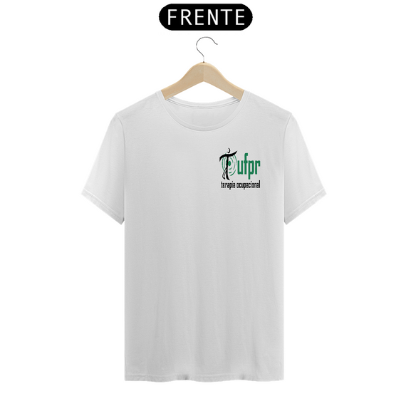 Camiseta [terapia ocupacional UFPR] {branco} - frente - logo do curso