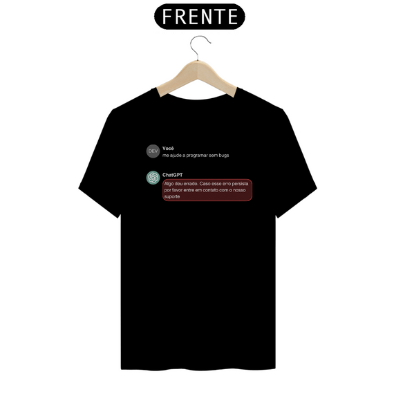 Camiseta [tecnologia] {cores diversas} - frente - ChatGPT