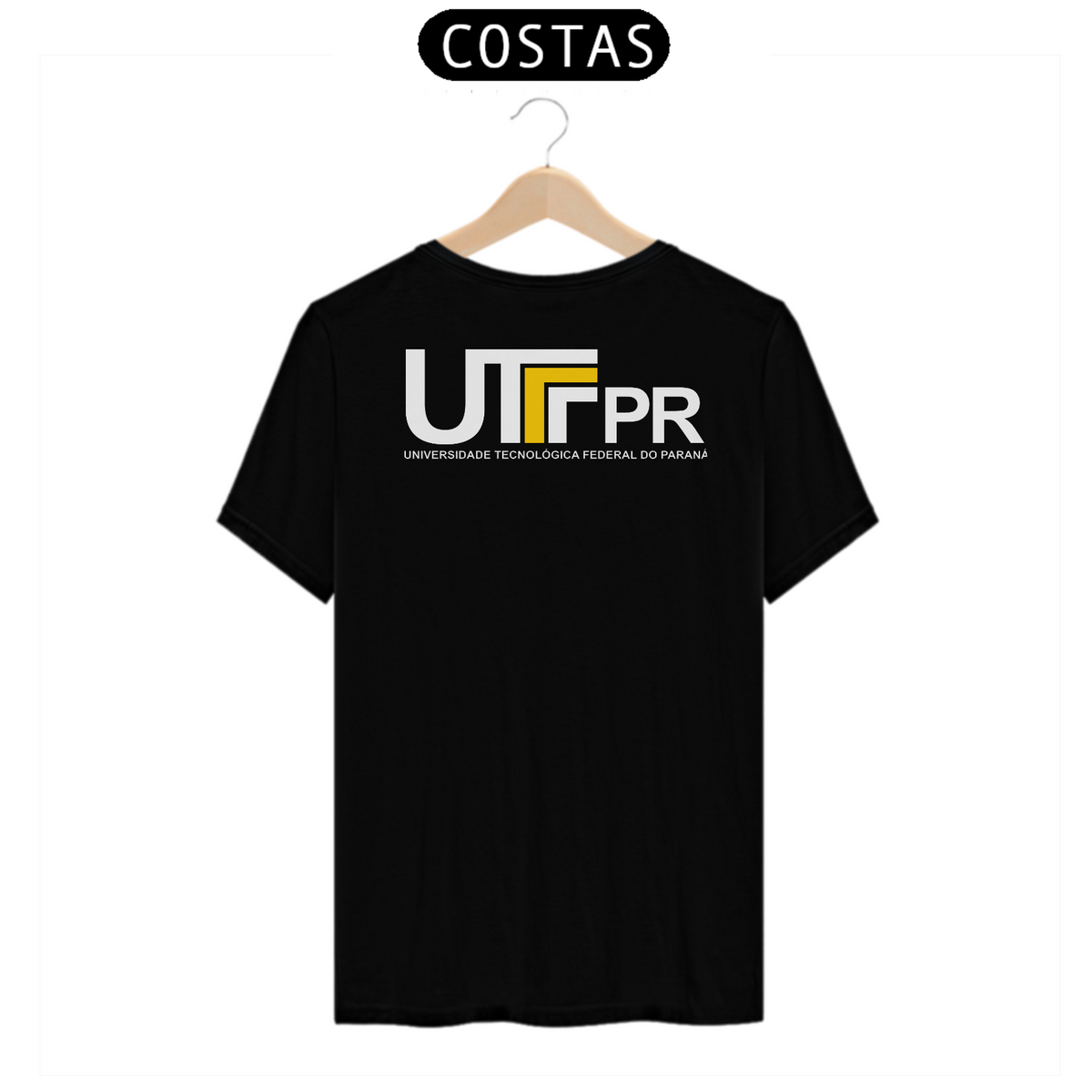Nome do produto: Camiseta [UTFPR] {cores diversas escuras} - costas