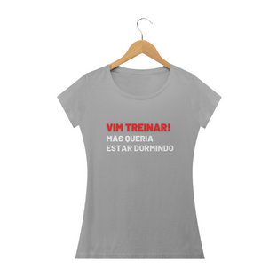 Nome do produtoCamiseta feminina Vim Treinar