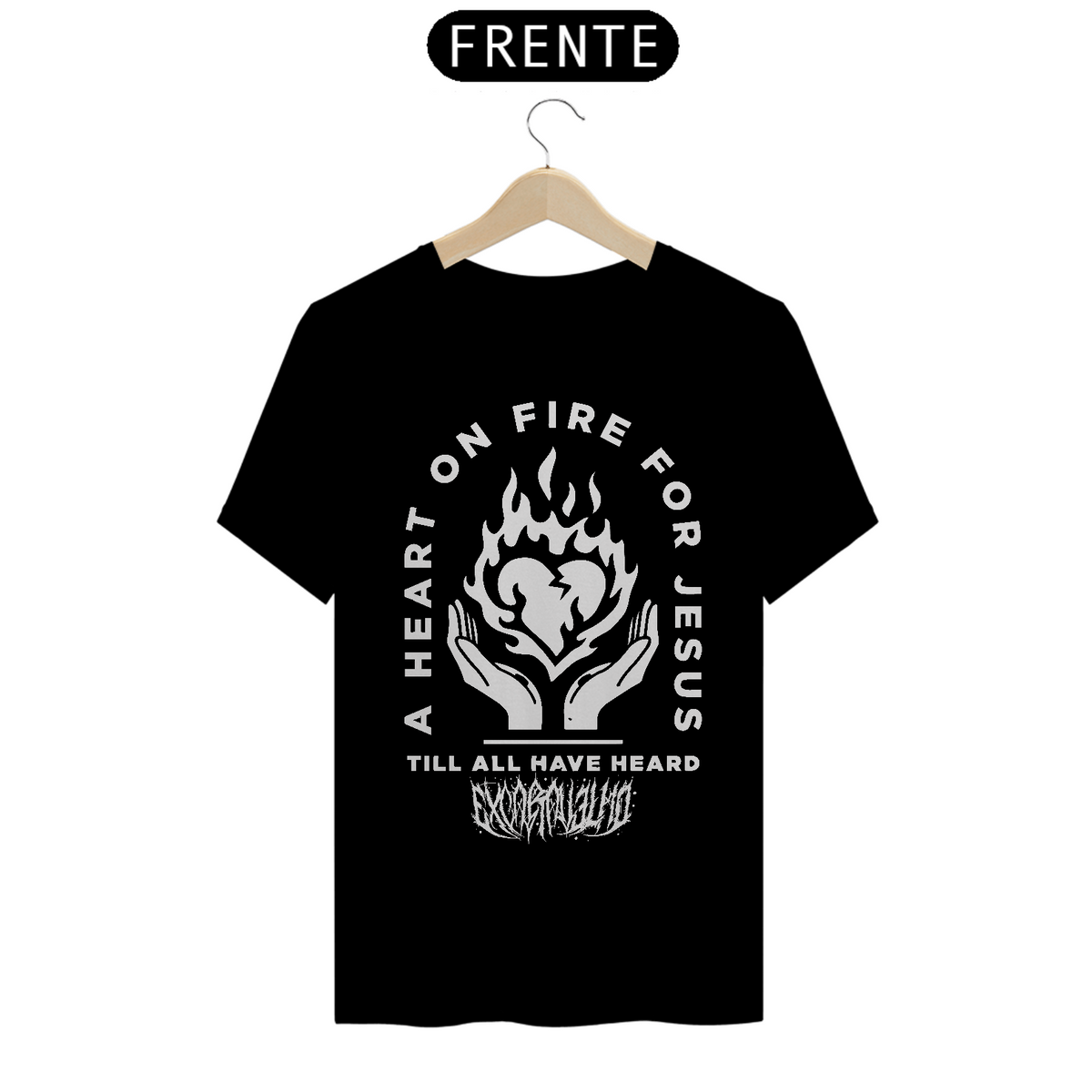 Nome do produto: T-shirt Heart on Fire