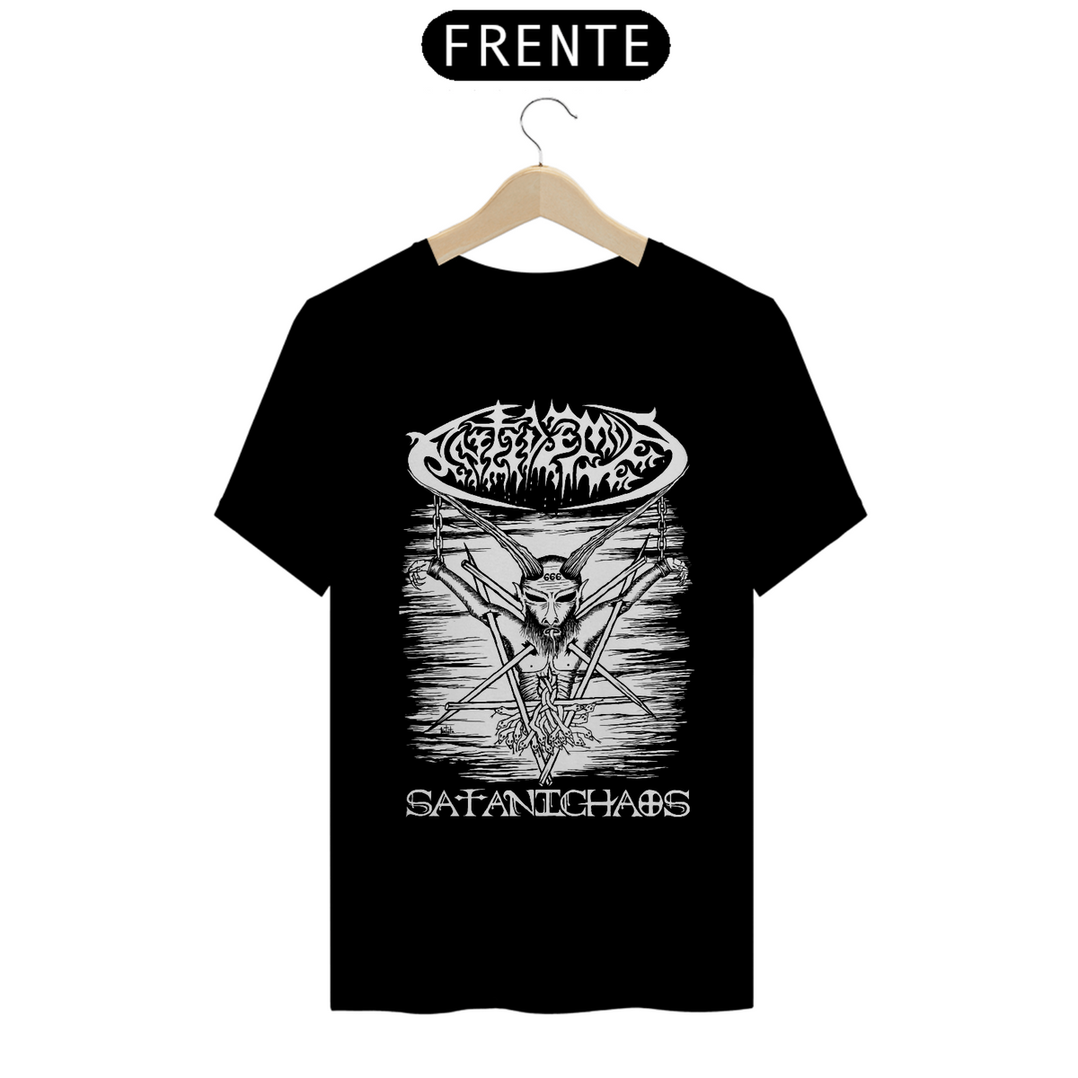 Nome do produto: T-shirt Banda \'Antidemon - Satanichaos\'