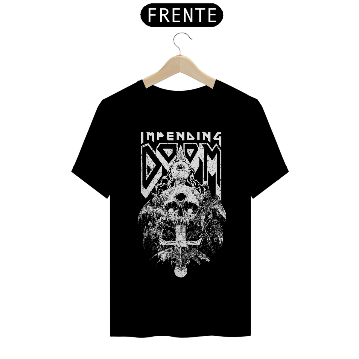 Nome do produto: T-shirt Banda \'Impending Doom\'
