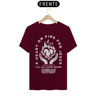 Nome do produtoT-shirt Heart on Fire
