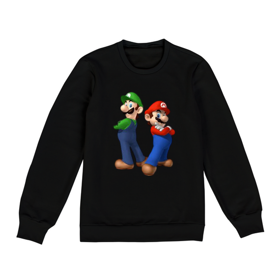 Moletom - Mario e Luigi