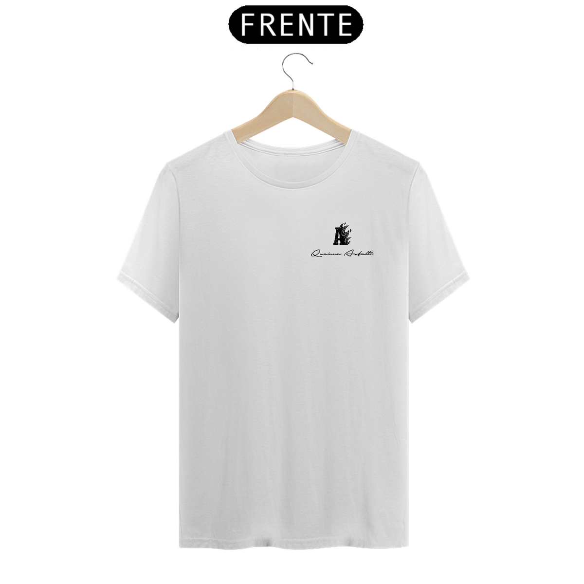 Nome do produto: Camiseta Masculina QA Minimalista - TSHIRT PREMIUM