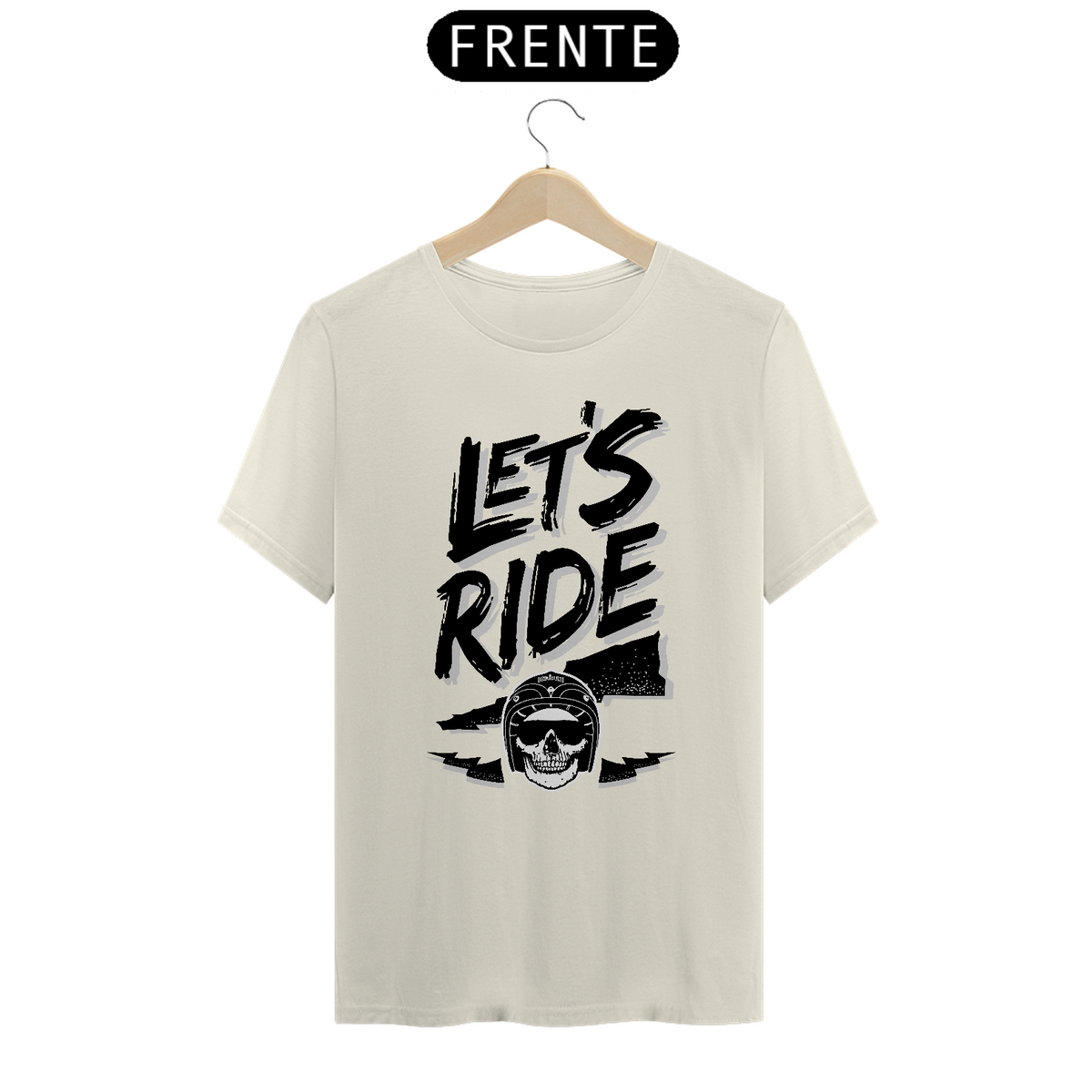 Nome do produto: CAMISETA MASCULINA QA LET\'S RIDE - T-SHIRT PIMA