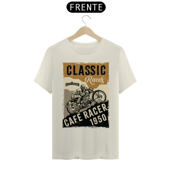 CAMISETA MASCULINA QA CAFÉ RACER - TSHIRT PIMA