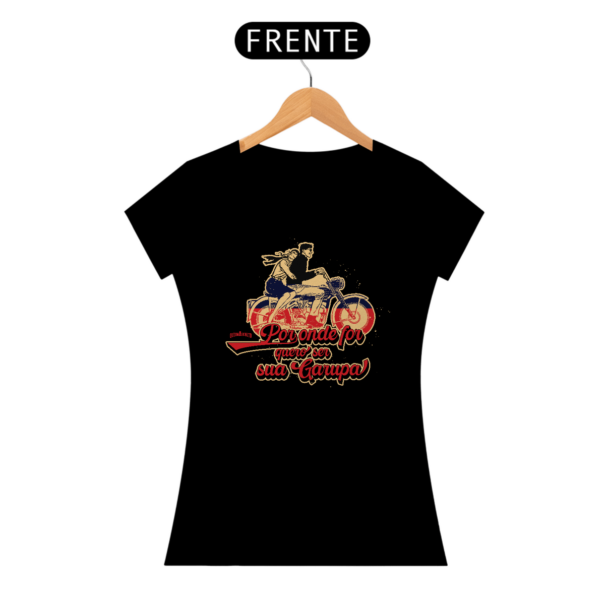 Nome do produto: CAMISETA FEMININA QA - GARUPA - TSHIRT PIMA